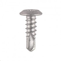 Low-profile self-drilling screws