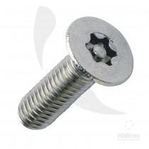 Countersunk A2 Stainless Steel 6-Lobe Pin Machine Screw