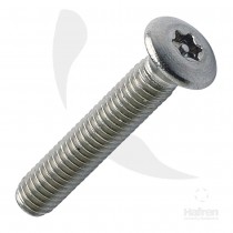 Raised Countersunk A2 Stainless Steel 6-Lobe Pin Machine Screw