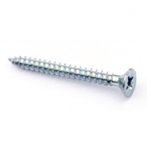 BZP Pozi Countersunk Twin Thread Woodscrews