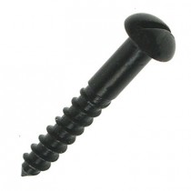 Black Jap Round Head Woodscrews