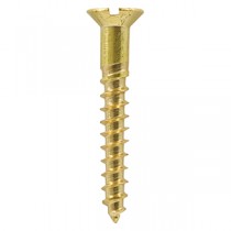 Brass Slot CSK Woodscrews
