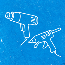 Glue & Heat Gun