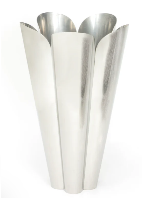 FTA 51321 POLISHED MARINE SS (316) 40CM FLORA POT (DRAINAGE HOLES)