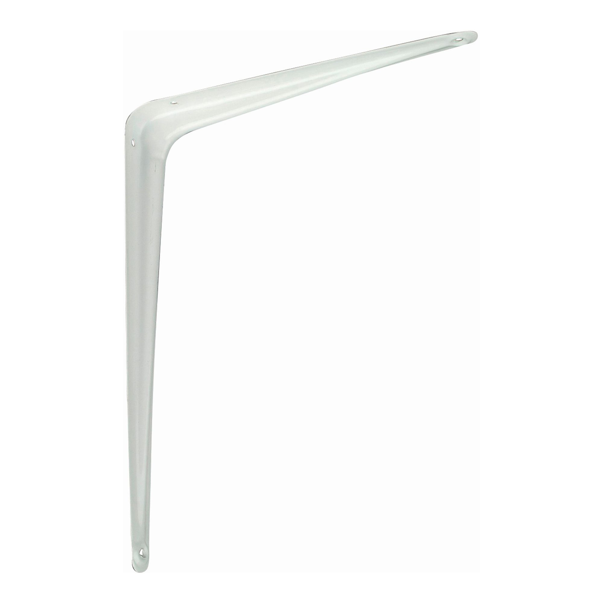 LONDON PATTERN SHELF BRACKET - WHITE 100 X  75MM 