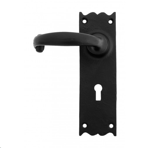 FTA 73106 BLACK COTTAGE LEVER LOCK SET