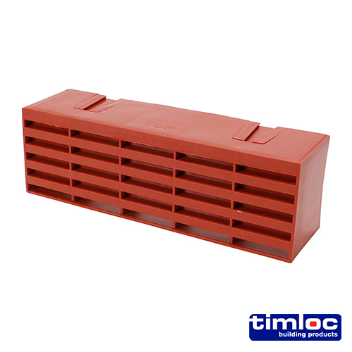 TIMLOC PLASTIC AIRBRICK TERRACOTTA 215X69X60MM (PACK OF 20)