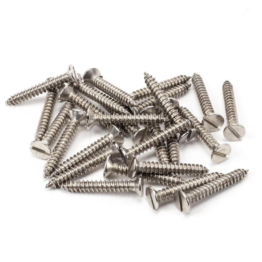 FTA 92907 STAINLESS STEEL 8X1&frac14; COUNTERSUNK SCREWS (25)