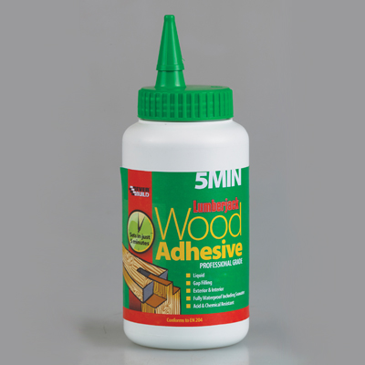 LUMBERJACK  5 MIN PU WOOD ADHESIVE 750GR LIQUID