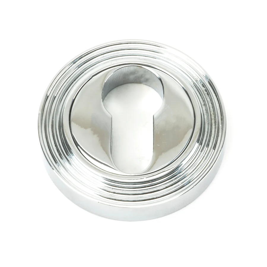 FTA 45713 POLISHED CHROME ROUND EURO ESCUTCHEON (BEEHIVE)