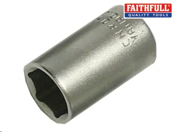 CHROME VANADIUM 1/2" DRIVE HEXAGON SOCKET 13MM