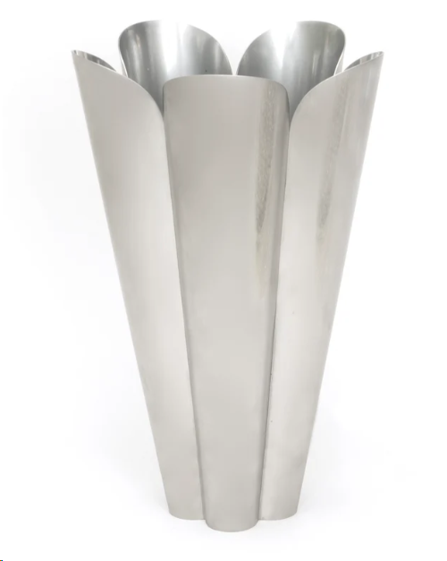 FTA 51318 SATIN MARINE SS (316) 30CM FLORA POT (DRAINAGE HOLES)