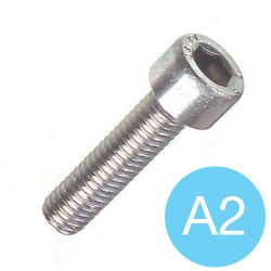 CAP HEAD SOCKET SCREW - A2 STAINLESS STEEL M 8 X  30 