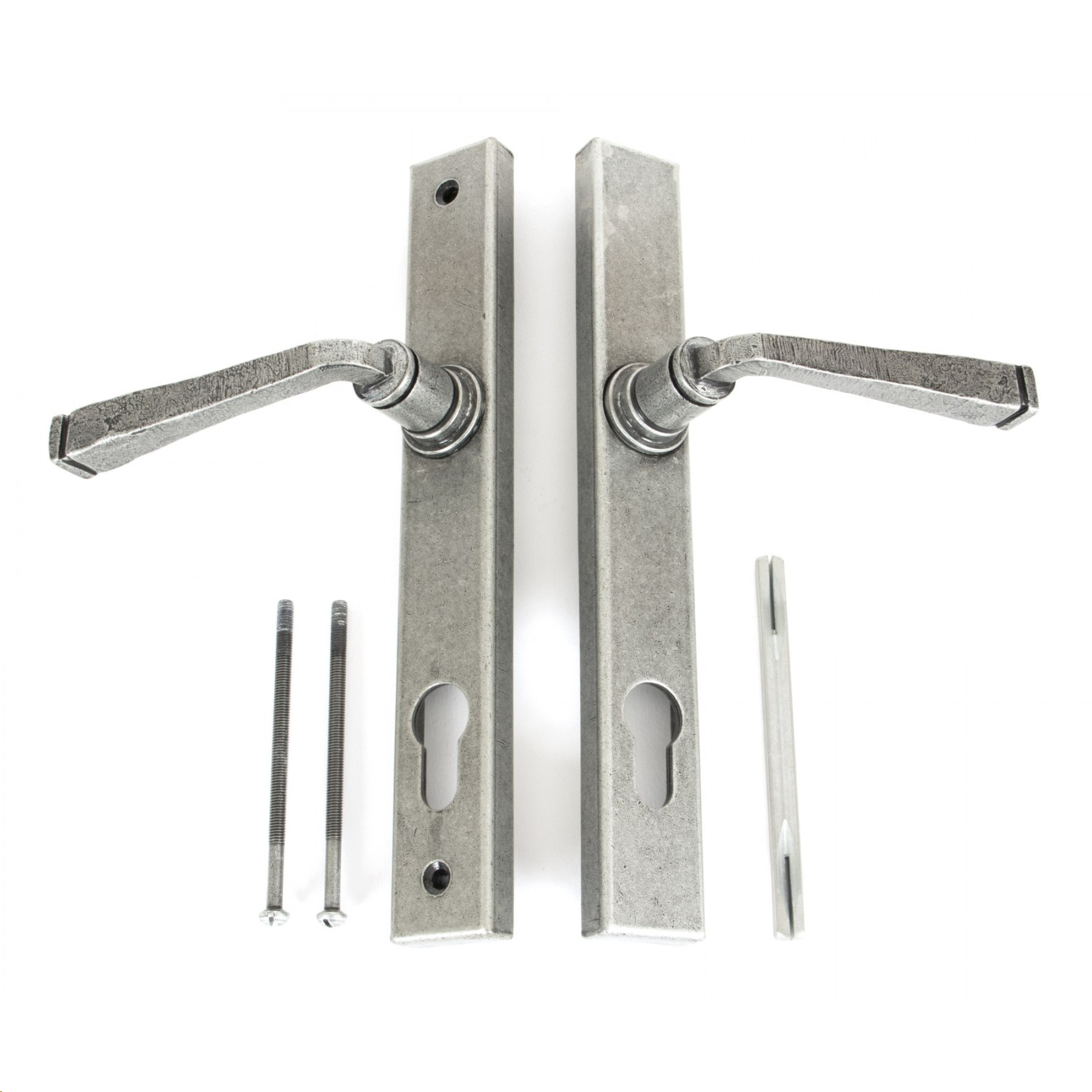 FTA 33034 PEWTER AVON SLIMLINE LEVER ESPAG. LOCK SET