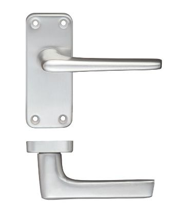 CONTRACT LEVER LATCH HANDLE SET ON BACKPLATE  SAA