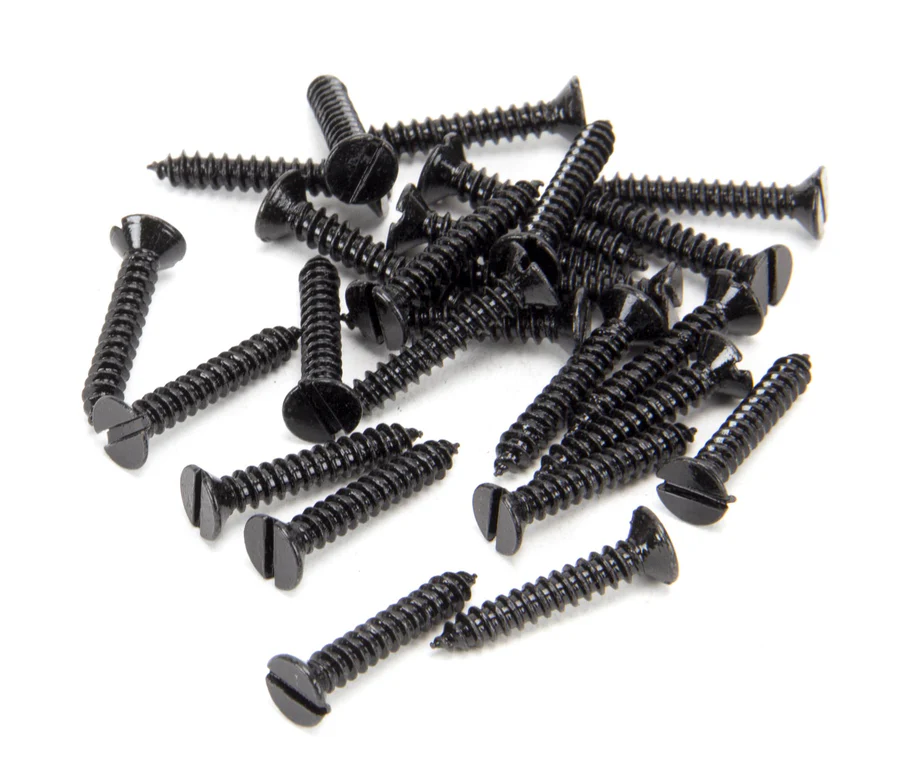 FTA 33417 BLACK 8 X 1 COUNTERSUNK SCREWS (25)
