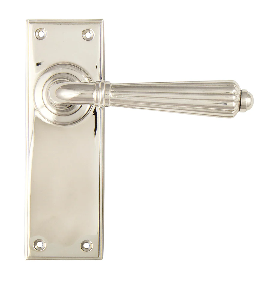FTA 45323 POLISHED NICKEL HINTON LEVER LATCH SET