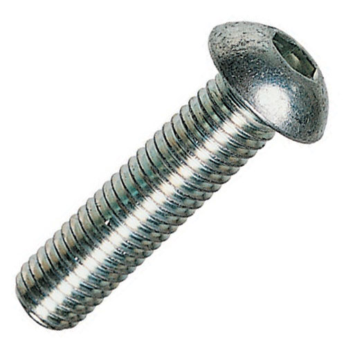 BUTTON HEAD SOCKET SCREW - 10.9 GRADE BZP M 6 X 12 