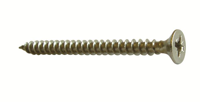 A2 CHIPBOARD CSK POZI SCREW 4.0 X  40MM SSS