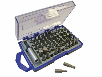 SCREWDRIVER INSERT BIT SET (61 PIECE SECURITY KIT)