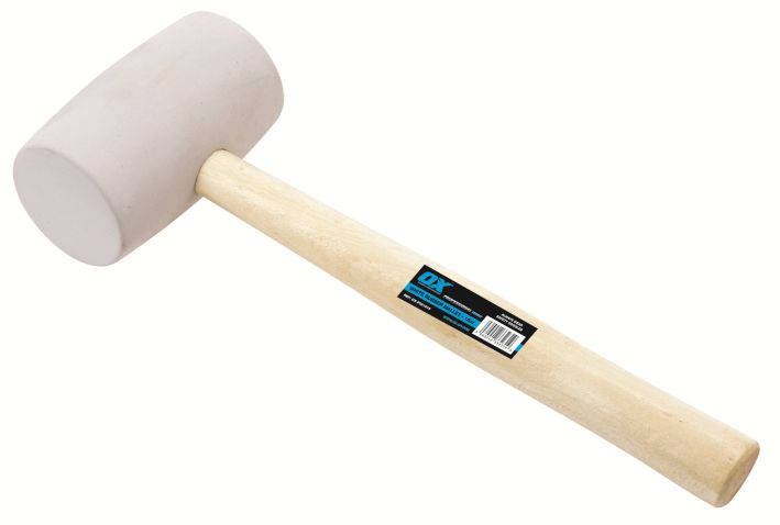 OX TRADE WHITE RUBBER MALLET 24OZ 