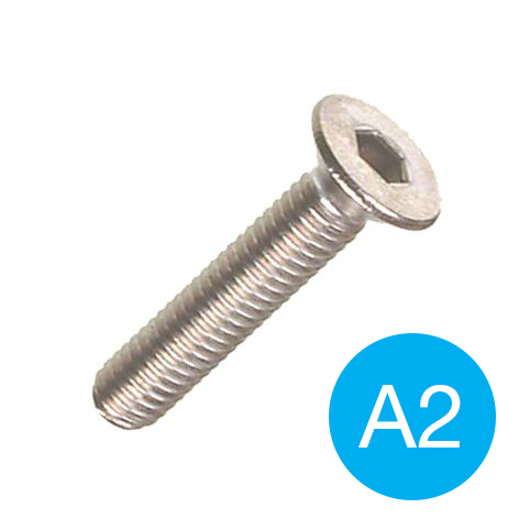 CSK SOCKET SCREW - A2 STAINLESS STEEL M 4 X 20 