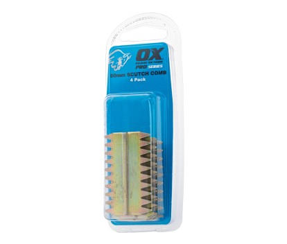 OX SCUTCH COMBS 38MM (PACK OF 4)