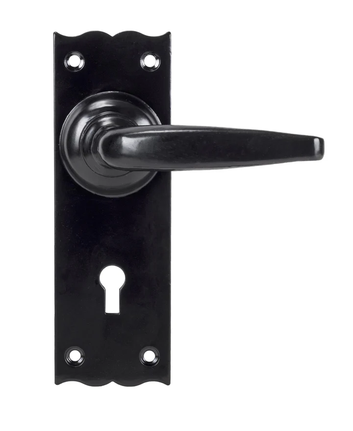 FTA 33319 BLACK OAK LEVER LOCK SET