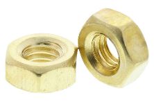 HEXAGON FULL NUT - BRASS M10 