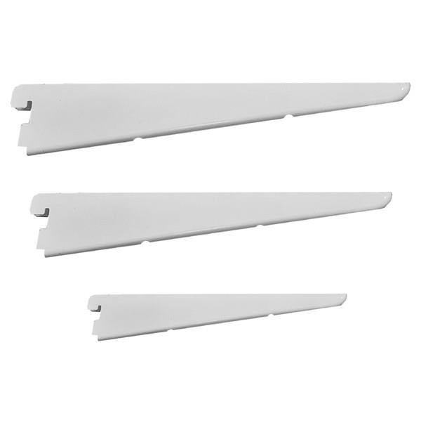 TWIN SLOT BRACKET - WHITE 170MM 