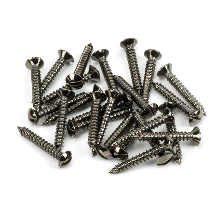 FTA 92309 DARK STAINLESS STEEL 6X1 CSK RAISED HEAD SCREWS (25)