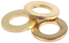 FLAT WASHER - BRASS M 4 