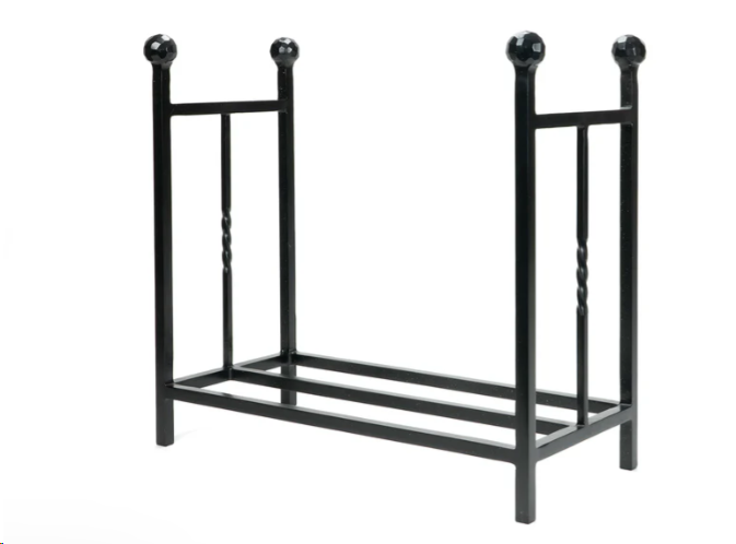 FTA 47213 MATT BLACK RECTANGULAR LOG HOLDER