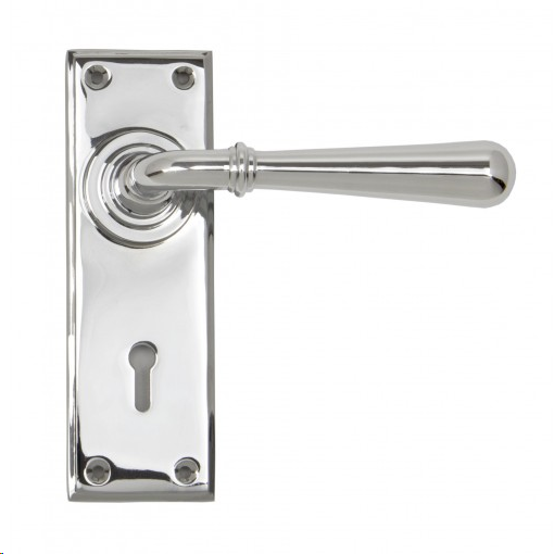 FTA 91421 POLISHED CHROME NEWBURY LEVER LOCK SET
