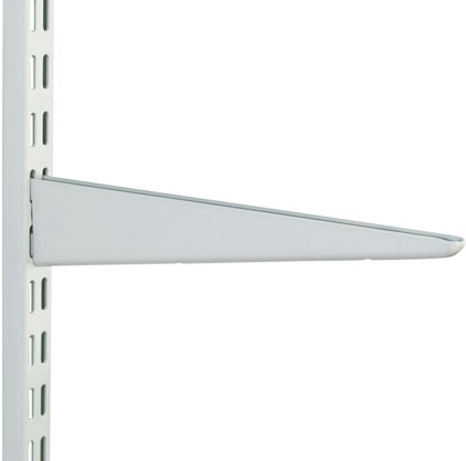 TWIN SLOT BRACKET - WHITE 470MM 