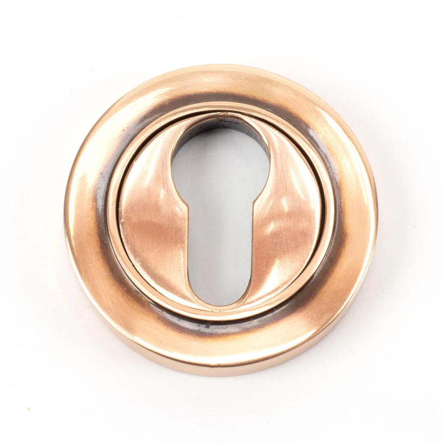 FTA 46125 POLISHED BRONZE ROUND EURO ESCUTCHEON (PLAIN)