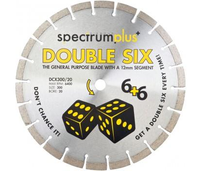 OX SPECTRUM DIAMOND BLADE - GENERAL PURPOSE DCX DOUBLE SIX 300 X 20MM (STIHL SAW COMPATIBLE)