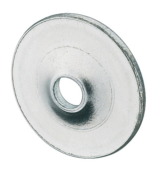 MAGNETIC CATCH ROUND COUNTERPLATE 14MM BZP