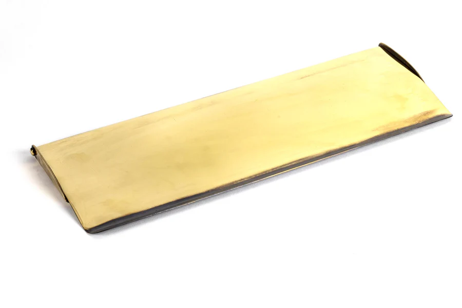 FTA 91883 AGED BRASS LARGE LETTER PLATE COVER