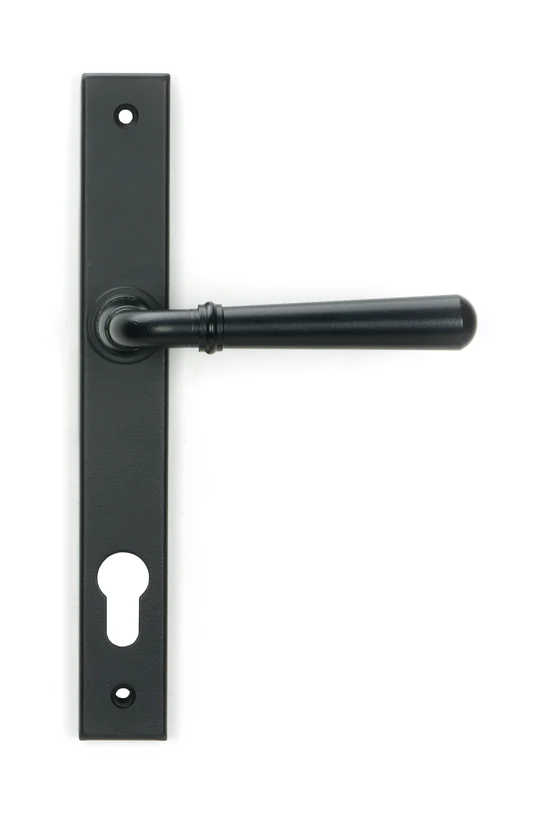 FTA 46413 MATT BLACK NEWBURY SLIMLINE LEVER ESPAG. LOCK SET
