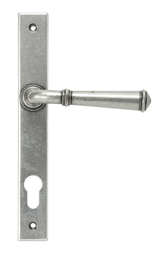 FTA 92062 PEWTER REGENCY SLIMLINE LEVER ESPAG. LOCK SET