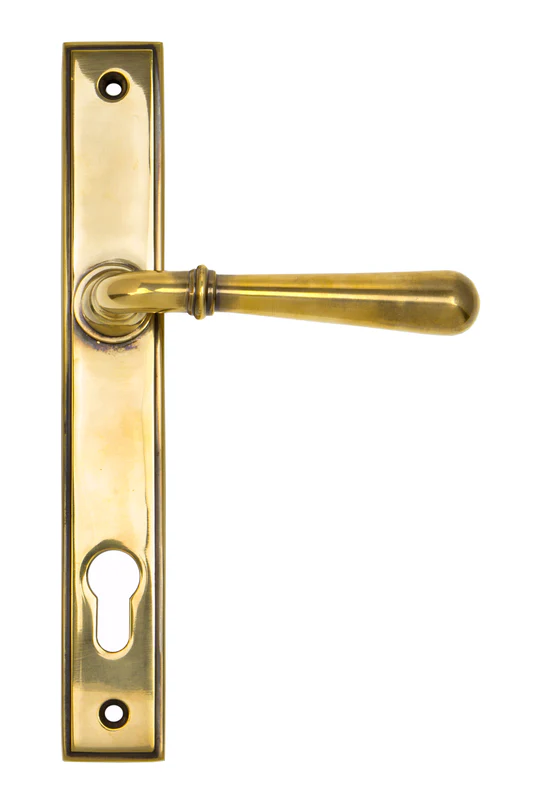 FTA 91434 AGED BRONZE NEWBURY SLIMLINE LEVER ESPAG. LOCK SET