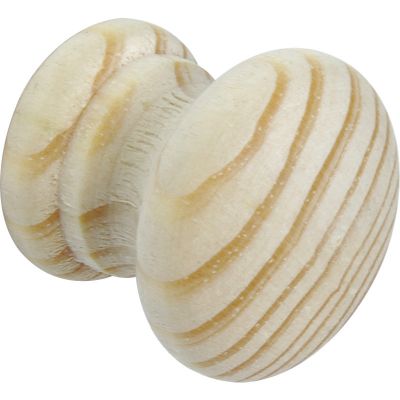 PINE CUPBOARD KNOB 40MM 