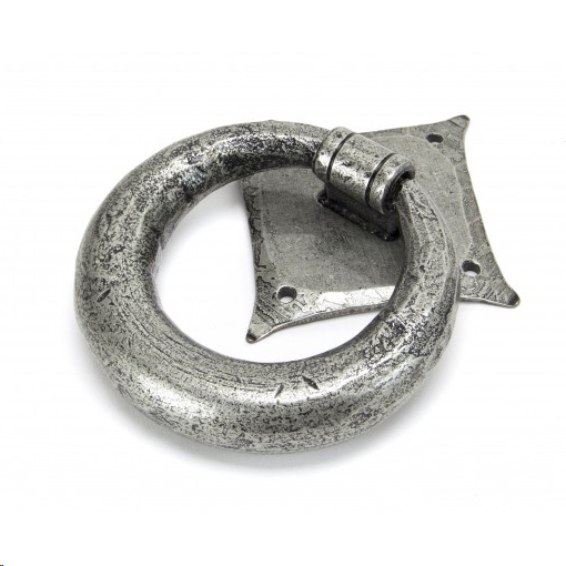 FTA 33658 PEWTER RING DOOR KNOCKER