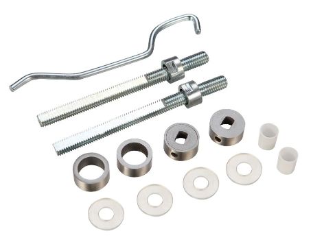 PACK-TO-BACK FIXING PACK (FOR 19MM SATIN STAINLESS STEEL PULL HANDLES)