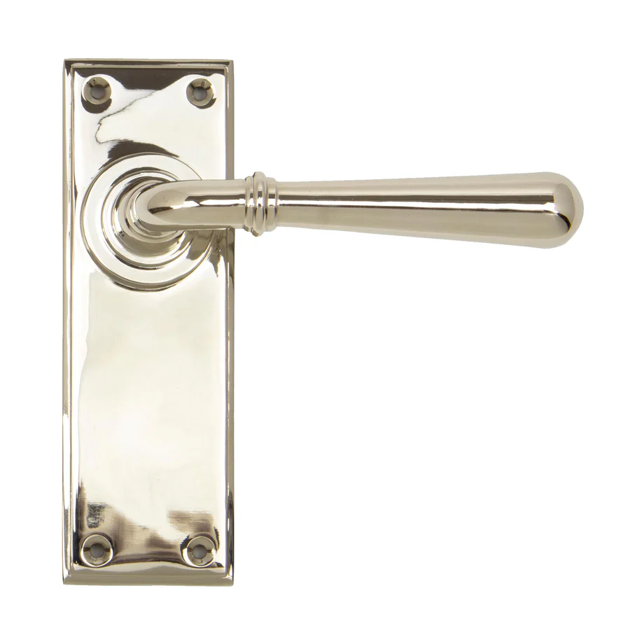FTA 91429 POLISHED NICKEL NEWBURY LEVER LATCH SET