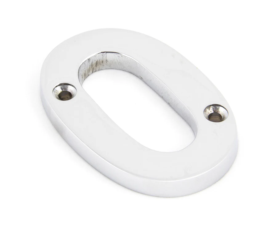 FTA 83720 POLISHED CHROME NUMERAL 0