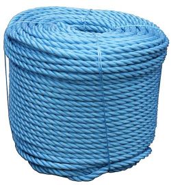 BLUE POLYPROPELENE ROPE  6MM X 220M 