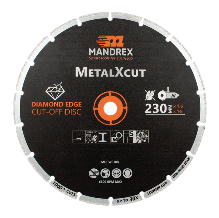 METALXCUT DIAMOND METAL CUTTING DISC 230MM (9")