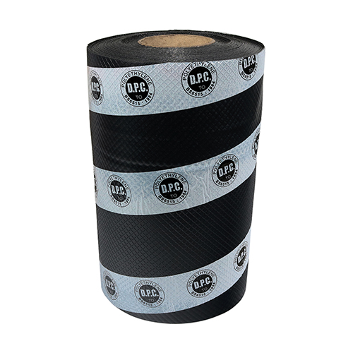 DAMP PROOF COURSE 500 MICRONS 300MM BLACK (30M ROLL)